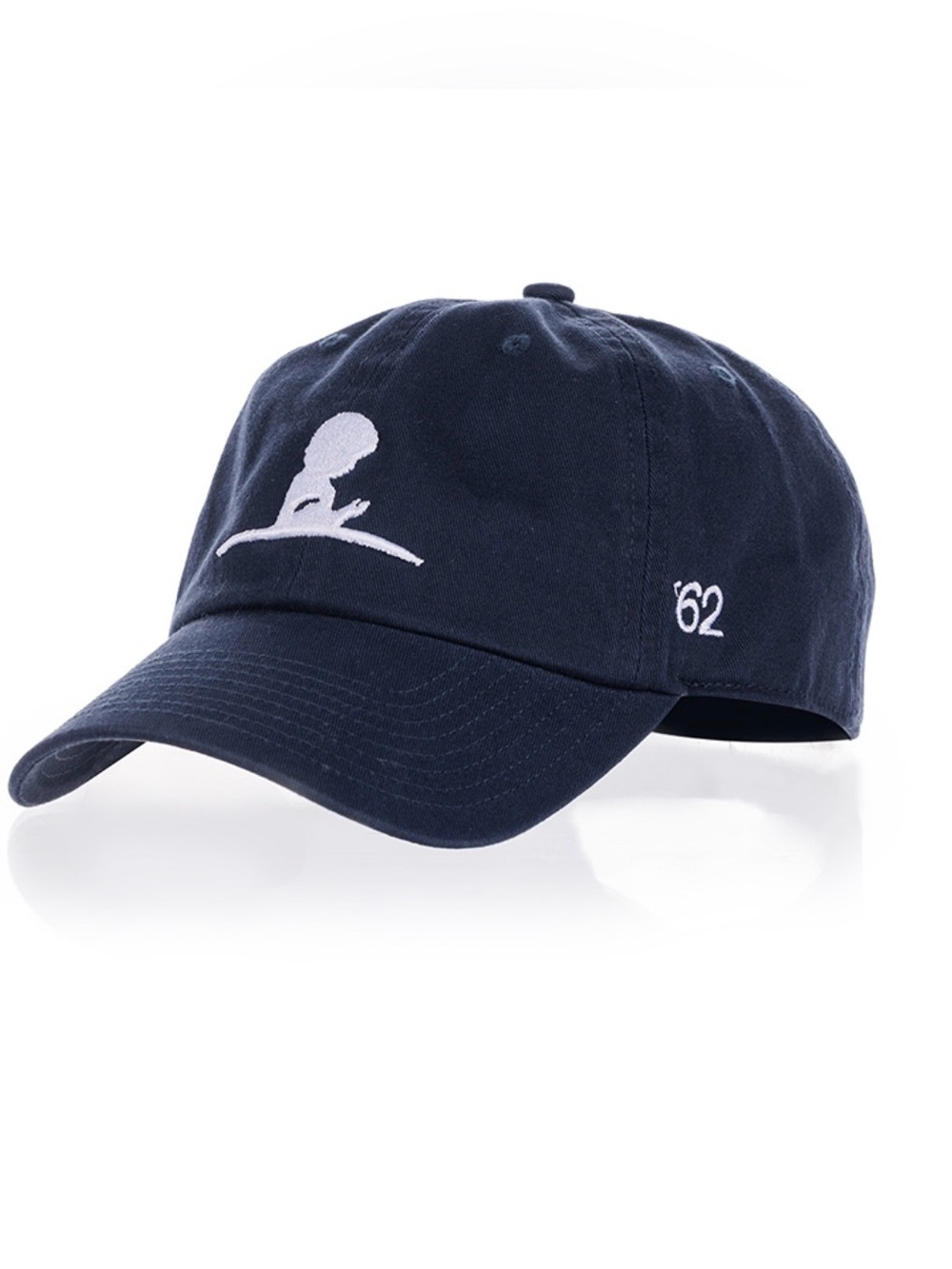 Embroidered Saint Jude Navy Baseball Cap with White Logo